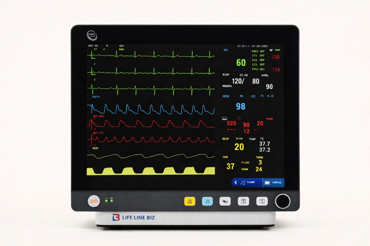 Briovent multi-parameter patient monitor — LM-1501 by Life Line Biz